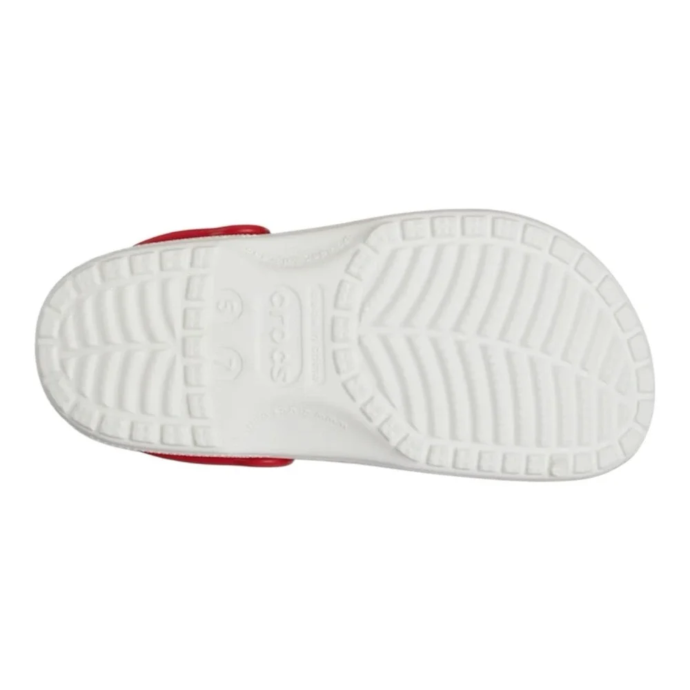 Crocs Ohio State Buckeyes Classic Clogs Mens‎ 6 Womens 8 Red/White Slip On Shoes